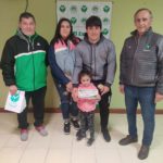 Ariel Arrieta recibió el premio del sorteo de la «Cena millonaria» del «Verde»
