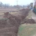 Avanza la obra de cloacas al sur de Carlos Pellegrini