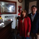Berra acompañó la inauguración de “El guardián del pasado” en Cañada Rosquín