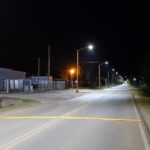Sastre inauguró la nueva iluminación en el acceso sur