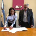La intendente firmó un acuerdo con la UNL y la UNR