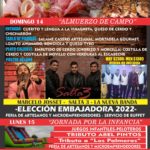 MARIA SUSANA – El Santo Patrono será de dos días, con feriantes, espectáculos y un almuerzo muy especial