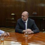 Perotti mantuvo una extensa reunión con Sergio Massa