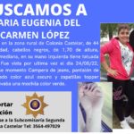 SE BUSCA – Pedido de paradero de María Eugenia del Carmen Lopez