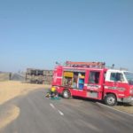 ACCIDENTE – Un camión volcó en la Ruta 66