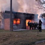 El fuego devoró una vivienda de calle Breuning