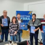FIRMA DE CONVENIO – Berra acompañó la llegada de obras al departamento, a través del Plan Incluir