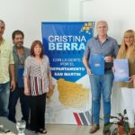 Berra acompañó la entrega de los «Fondos de obras menores»