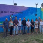 Se inauguró un nuevo mural por el Día de la Ciudad Educadora