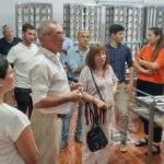 Berra visitó junto a Costamagna la fabrica «Alloa Vanguard» de Cañada Rosquín