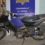 EL TREBOL – Recuperan moto robada