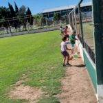 MANO A LAS OBRAS – Simpatizantes del «Verde» pintaron el «Gigante»
