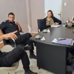 La intendente Sanchez se reunió con el jefe de la Unidad Regional XVIII