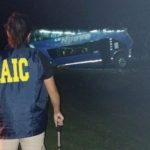 CAÑADA ROSQUIN – Volcó en la ruta 34, un micro que trasladaba pasajeros a Mar del Plata