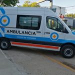 Llegó una nueva ambulancia al Samco de Pellegrini