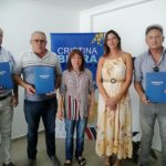 Berra entregó fondos a comunas del departamento