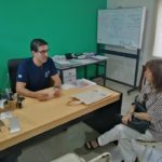 Berra reconoció el trabajo de una escuela en Sastre
