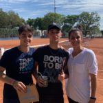 Se jugó en Trebolense, un torneo de singles caballeros