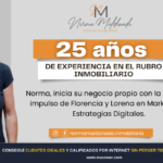 Descubre a Norma Maldonado: 25 Años de experiencia en el rubro inmobiliario ayudando a personas a realizar buenas inversiones
