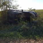 Perdió el control de su auto frente a la estancia Las Taperitas