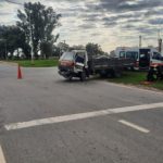 LAS ROSAS – Accidente en el cruce de la 13 y la 65