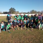 El «Verde» participó de un encuentro de hockey en Plaza Clucellas