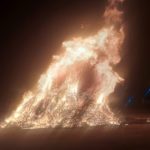Maravillosa Fogata de San Juan en El Trébol