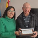 Reconocimiento a Hugo Portesio tras jubilarse luego de 35 años de trabajo