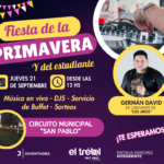 Se viene la Fiesta de la Primavera y del Estudiante