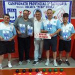 Bochófilos del «Verde» «Campeones provinciales» en Suardi