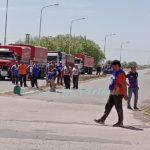 Movilización de Festram en protesta por paritarias