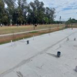 MARIA SUSANA – Adelantos en las obras del bloque sanitario del Paseo Centenario