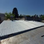 LOS CARDOS – La comuna aporta la mano de obra para el techado de la sala de guardia y enfermería y el consultorio de kinesiología del SAMCo