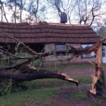 TRAS LA TORMENTA – Los destrozos en el club hípico Valla 1