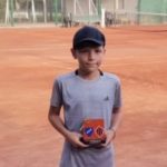 Francisco Botto campeón en el zonal de tenis de Pellegrini