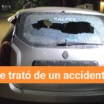 UN ACCIDENTE – El Auto de la presidenta comunal de Cañada apareció con grandes daños