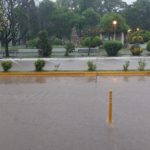 El Trébol recibe copiosa lluvia