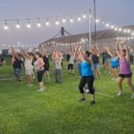 Hoy a pura zumba en el playón
