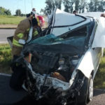SAN GENARO – Un hombre sufrió lesiones de consideración en un choque entre un auto y un camión