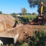 EL TREBOL – Importantes avances en obras de defensa contra inundaciones