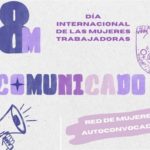 8M – Comunicado de la Red de Mujeres Autoconvocadas