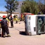Fuerte accidente en la intersección de Italia y Juan XXIII