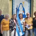 Una delegación de Trebolense estuvo en la misa del padre Ignacio por Héctor Corte