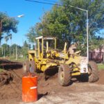 El Municipio comenzó con la pavimentación de tres nuevas calles en El Trébol