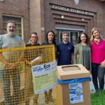 Instalación de “EcoCestos” en la Escuela Técnica para seguir recuperando residuos