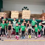 El patín del «Verde» realizó una exhibición y mateada