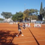 Más de 30 parejas en el torneo de tenis de adultos en Trebolense