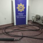 Dos detenidos por robo de cables en El Trébol