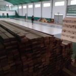 Comenzó la colocación del piso flotante en El Expreso