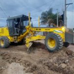 Empezaron los movimientos de tierra para pavimentar Manuel Leiva